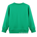 Effen groothandel aangepaste print crew sweatshirts